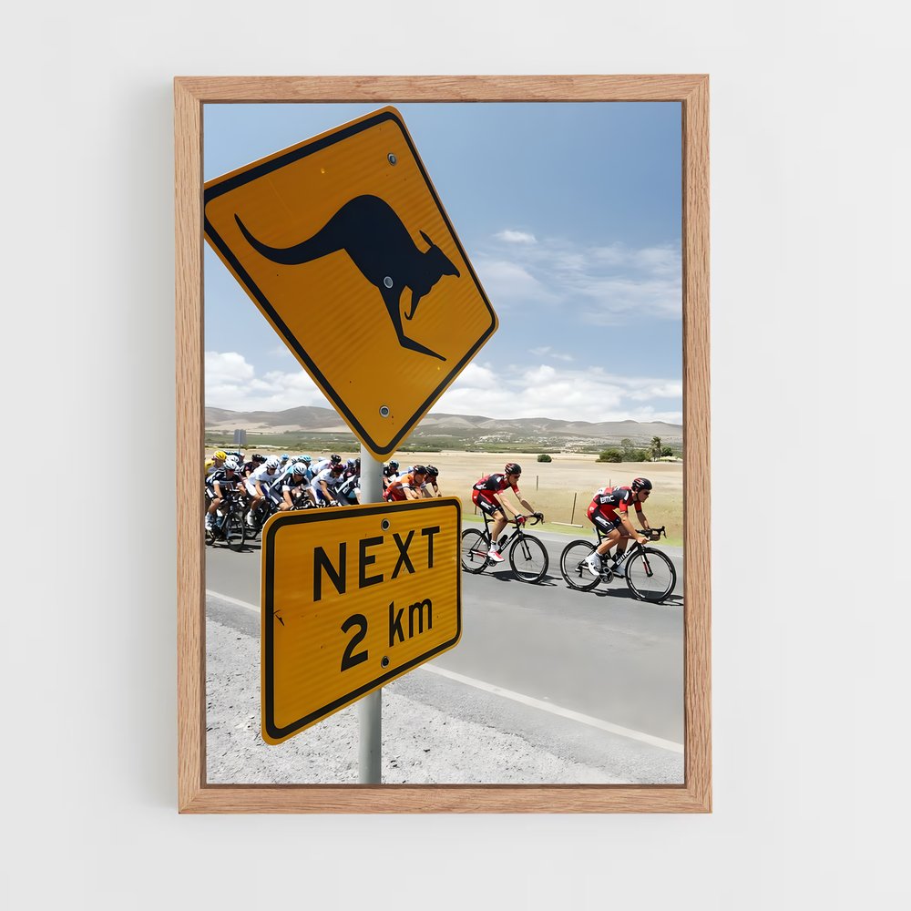 Poster Pédalées sous le Soleil – affiche Cyclisme (vue 4)
